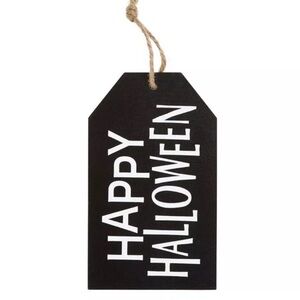 🌸4 for $20 Happy Halloween Tag Sign Hang Halloween Fall Decor 6.5”x3.75” NEW!